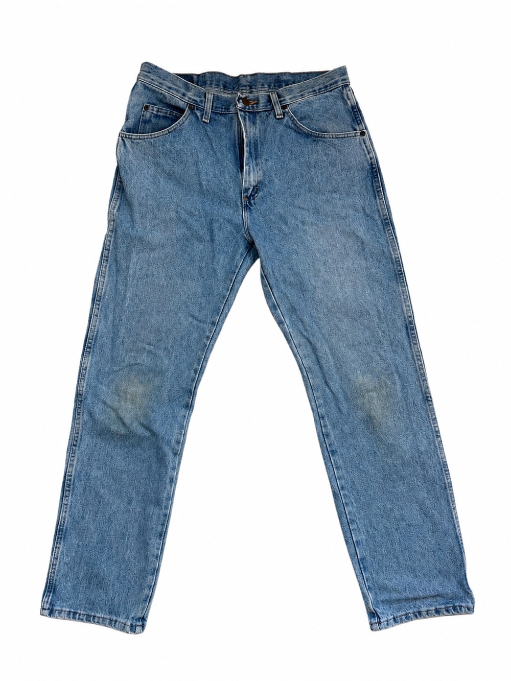 Vintage Wrangler 96501SL Jeans Men’s 34x32 Regular Fit Light Wash 100% Cotton